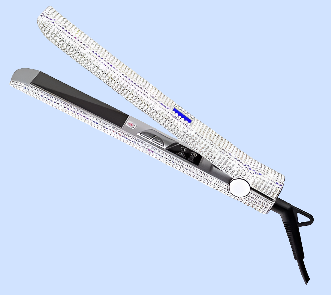 Rhinestone Titanium Flat Iron